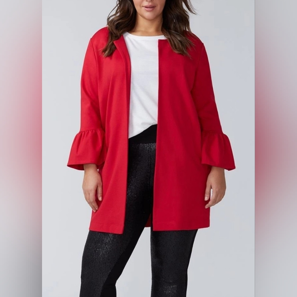 Lane Bryant Ponte Open Front Jacket